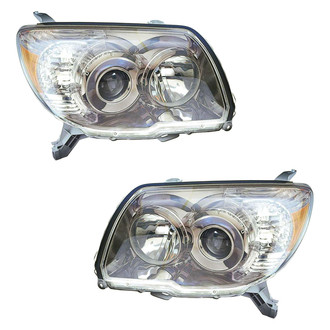 Replace® - Driver and Passenger Side Replacement Headlight Set Lens and Housing (CAPA Certified)