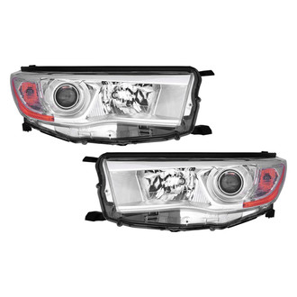 Replace® - Remanufactured OE Driver and Passenger Side Replacement Headlight Set