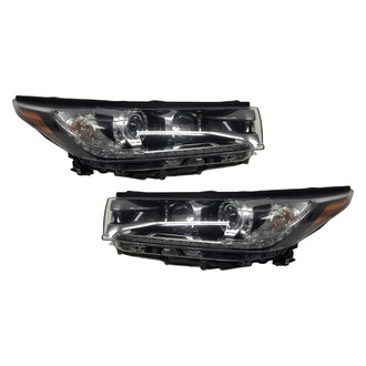 Replace® - Remanufactured Driver and Passenger Side Replacement Headlight Set