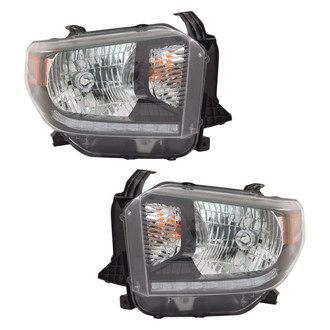 Replace® - Driver and Passenger Side Replacement Headlight Set (Standard Line)