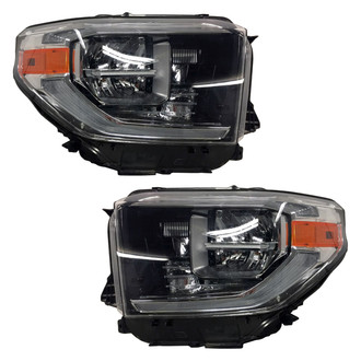 Replace® - Driver and Passenger Side Replacement Headlight Set (CAPA Certified)