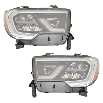 Replace® - Driver and Passenger Side Replacement Headlight Set (Value Line)