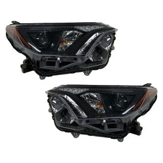Replace® - Driver and Passenger Side Replacement Headlight Set (CAPA Certified)