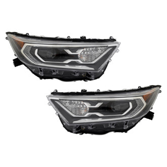 Replace® - Driver and Passenger Side Replacement Headlight Set (Standard Line)