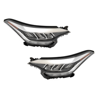 Replace® - Remanufactured OE Driver and Passenger Side Replacement Headlight Set