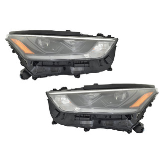 Replace® - Driver and Passenger Side Replacement Headlight Set (Standard Line)