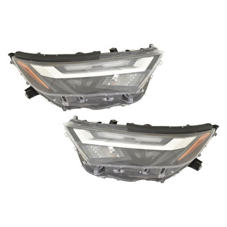 Replace® - Driver and Passenger Side Replacement Headlight Set (CAPA Certified)