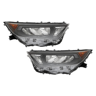 Replace® - Driver and Passenger Side Replacement Headlight Set Lens and Housing (CAPA Certified)