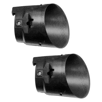 Replace® - Front Driver and Passenger Side Fog Light Housing Set (Standard Line)