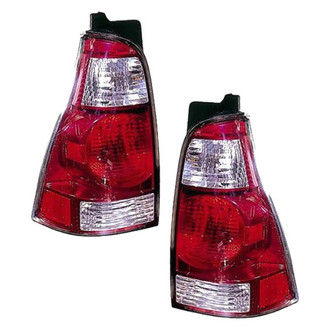Replace® - Driver and Passenger Side Replacement Tail Light Lens and Housings (CAPA Certified)