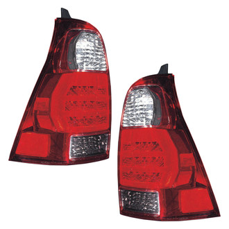Replace® - Driver and Passenger Side Replacement Tail Light Lens and Housings (CAPA Certified)