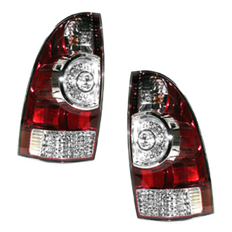 Replace® - Driver and Passenger Side Replacement Tail Lights (Standard Line)
