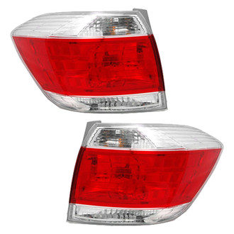 Replace® - Driver and Passenger Side Replacement Tail Lights (CAPA Certified)