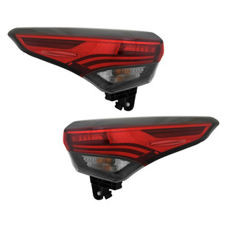 Replace® - Driver and Passenger Side Outer Replacement Tail Lights (Standard Line)