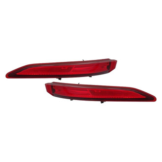 Replace® - Driver and Passenger Side Outer Replacement Tail Lights (CAPA Certified)