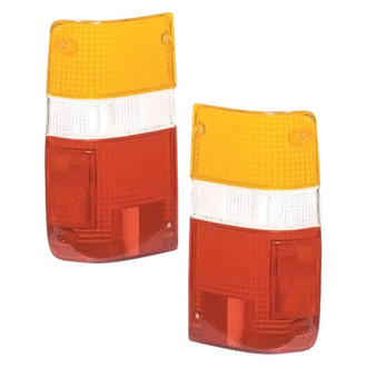 Replace® - Driver and Passenger Side Replacement Tail Light Lenss (Value Line)