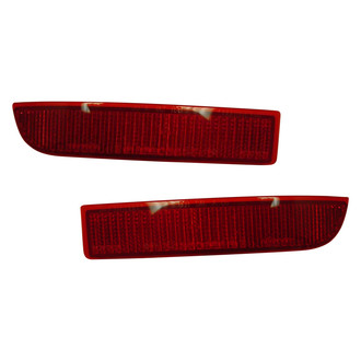 Replace® - Rear Driver and Passenger Side Bumper Reflector Set (CAPA Certified)