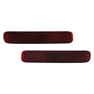 Replace® - Rear Driver and Passenger Side Bumper Reflector Set (CAPA Certified)