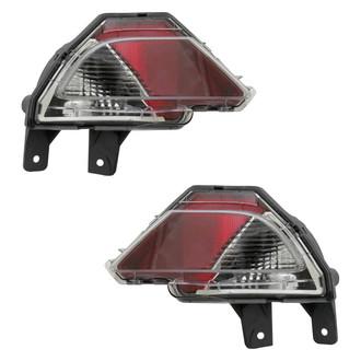 Replace® - Driver and Passenger Side Replacement Backup Lights (CAPA Certified)