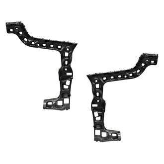 Replace® - Rear Outer Driver and Passenger Side Bumper Cover Support Set (Standard Line)