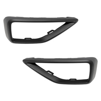 Replace® - Rear Driver and Passenger Side Bumper Exhaust Pipe Hole Trim Set (Standard Line)