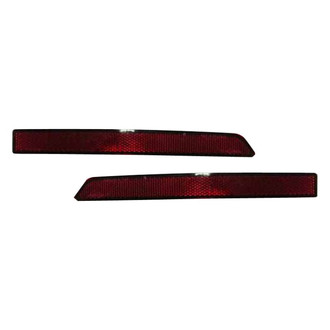 Replace® - Rear Inner Driver and Passenger Side Bumper Reflector Set (CAPA Certified)