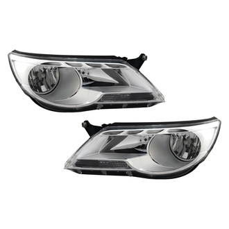 Replace® - Driver and Passenger Side Replacement Headlight Set (CAPA Certified)