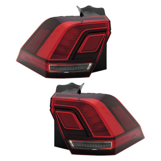 Replace® - Driver and Passenger Side Outer Replacement Tail Lights (CAPA Certified)