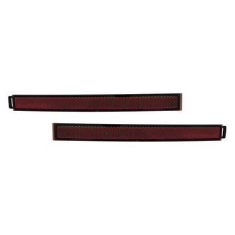 Replace® - Rear Inner Driver and Passenger Side Bumper Reflector Set (CAPA Certified)