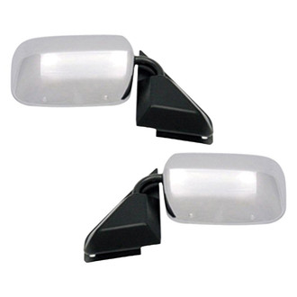 Replace® - Driver and Passenger Side Manual View Mirror Set (Non-Heated, Foldaway) (Standard Line)