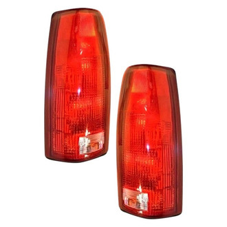 Replace® - Driver and Passenger Side Replacement Tail Light Lens and Housings (Value Line)