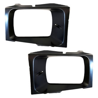 Replace® - Driver and Passenger Side Headlight Bezel Set (Standard Line)