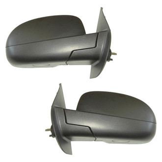 Replace® - Driver and Passenger Side Manual View Mirror Set (Non-Heated, Foldaway) (Standard Line)