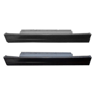 Replace® - Driver and Passenger Side Slip-On Style Rocker Panel Set