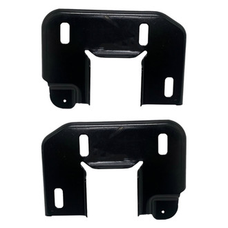 Replace® - Front Driver and Passenger Side Bumper Mounting Plate Set (Standard Line)