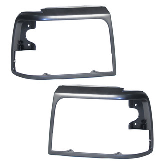 Replace® - Driver and Passenger Side Headlight Bezel Set (Platinum Plus)