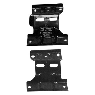 Replace® - Front Driver and Passenger Side Bumper Mounting Plate Set (Diamond Standard Line)