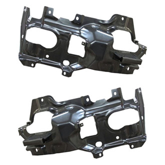 Replace® - Front Driver and Passenger Side Bumper Support Bracket Set (CAPA Certified)