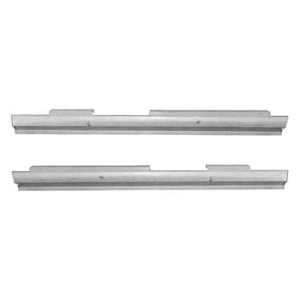 Replace® - Outer Driver and Passenger Side Slip-On Style Rocker Panel Set