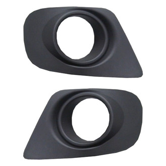 Replace® - Front Driver and Passenger Side Fog Light Bezel Set (Standard Line)