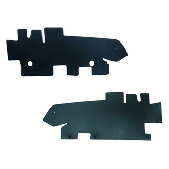 Replace® - Driver and Passenger Side Grille Air Deflector Set (Standard Line)