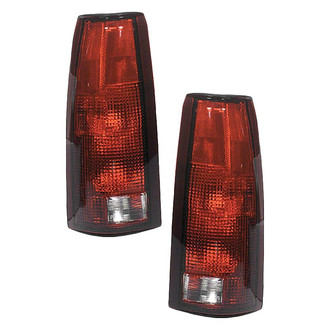 Replace® - Driver and Passenger Side Replacement Tail Light Lens and Housings (Standard Line)