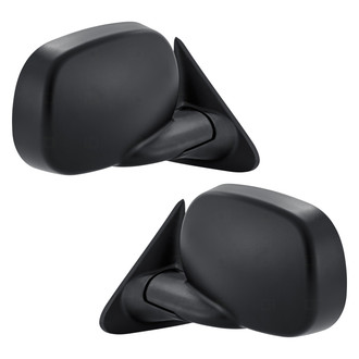 Replace® - Driver and Passenger Side Power Remote View Mirror Set (Heated, Foldaway) (Standard Line)