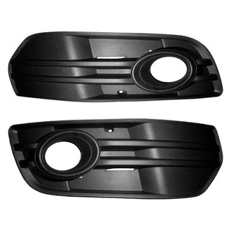 Replace® - Front Driver and Passenger Side Fog Light Bezel Set (Standard Line)