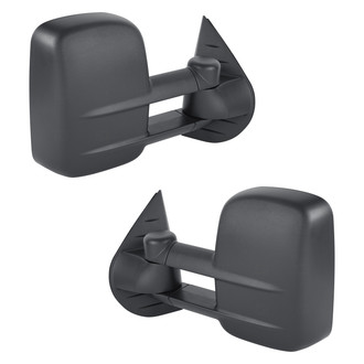 Replace® - Driver and Passenger Side Manual Towing Mirror Set (Non-Heated, Foldaway) (Standard Line)