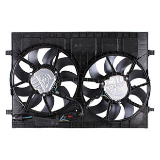 Replace® - Dual Radiator and Condenser Fan Assembly