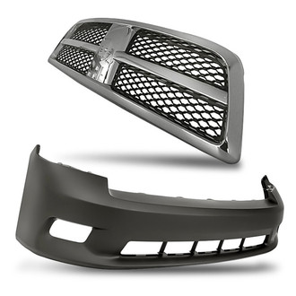 Replacement - Front Bumper Cover and Grille Kit (Standard Line)