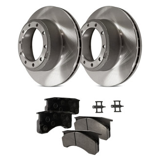 Replacement - Plain Front or Rear Brake Kit with Pads
