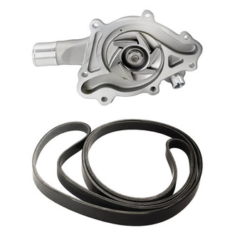 Replacement - Engine Coolant Water Pump and Drive Belt Kit