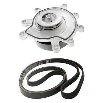 Replacement - Engine Coolant Water Pump and Drive Belt Kit